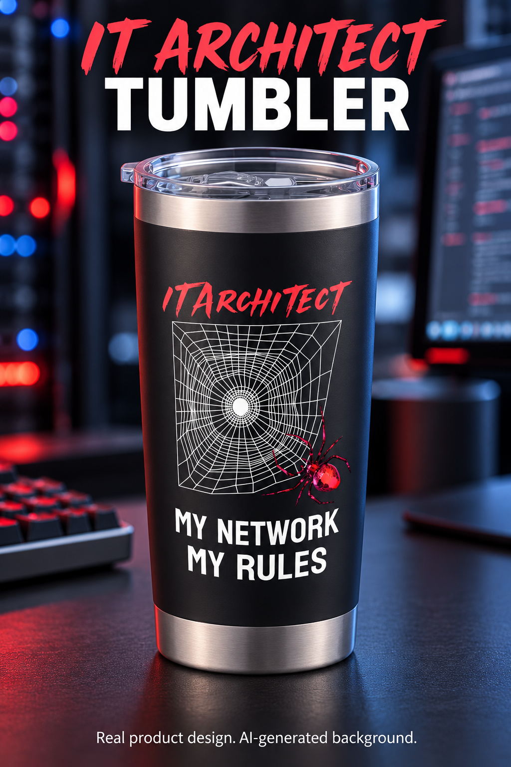 IT Architect My Network My Rules Insulated Tumbler